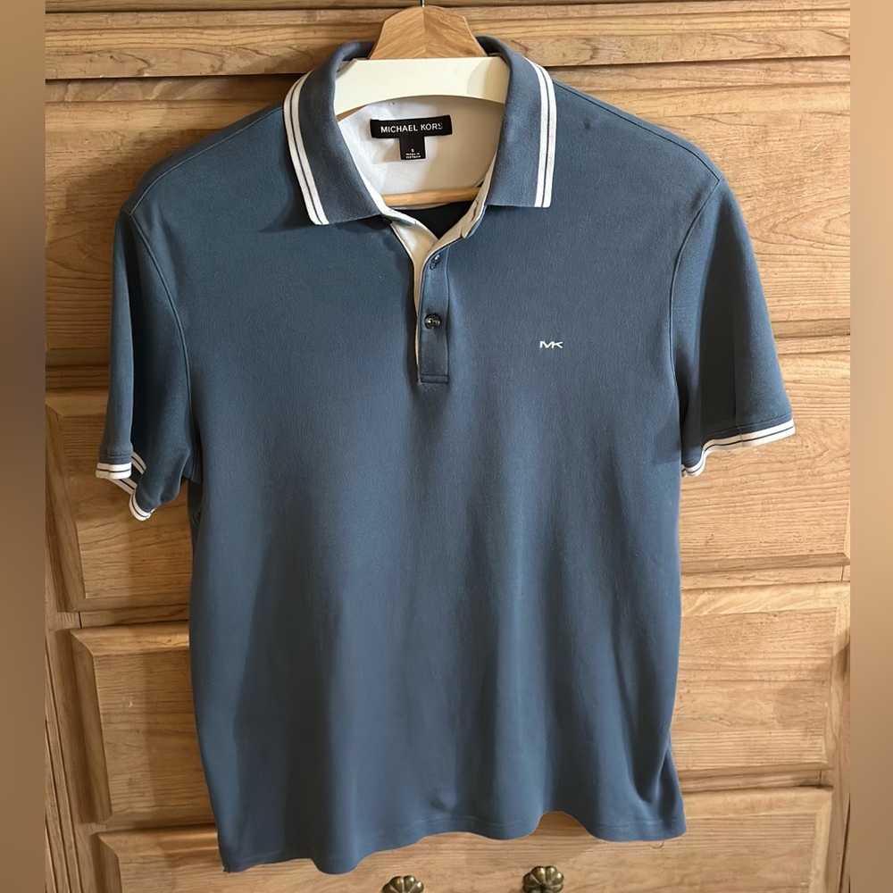 Michael Kors | Greenwich Signature Polo Shirt for Men’s | Size Small